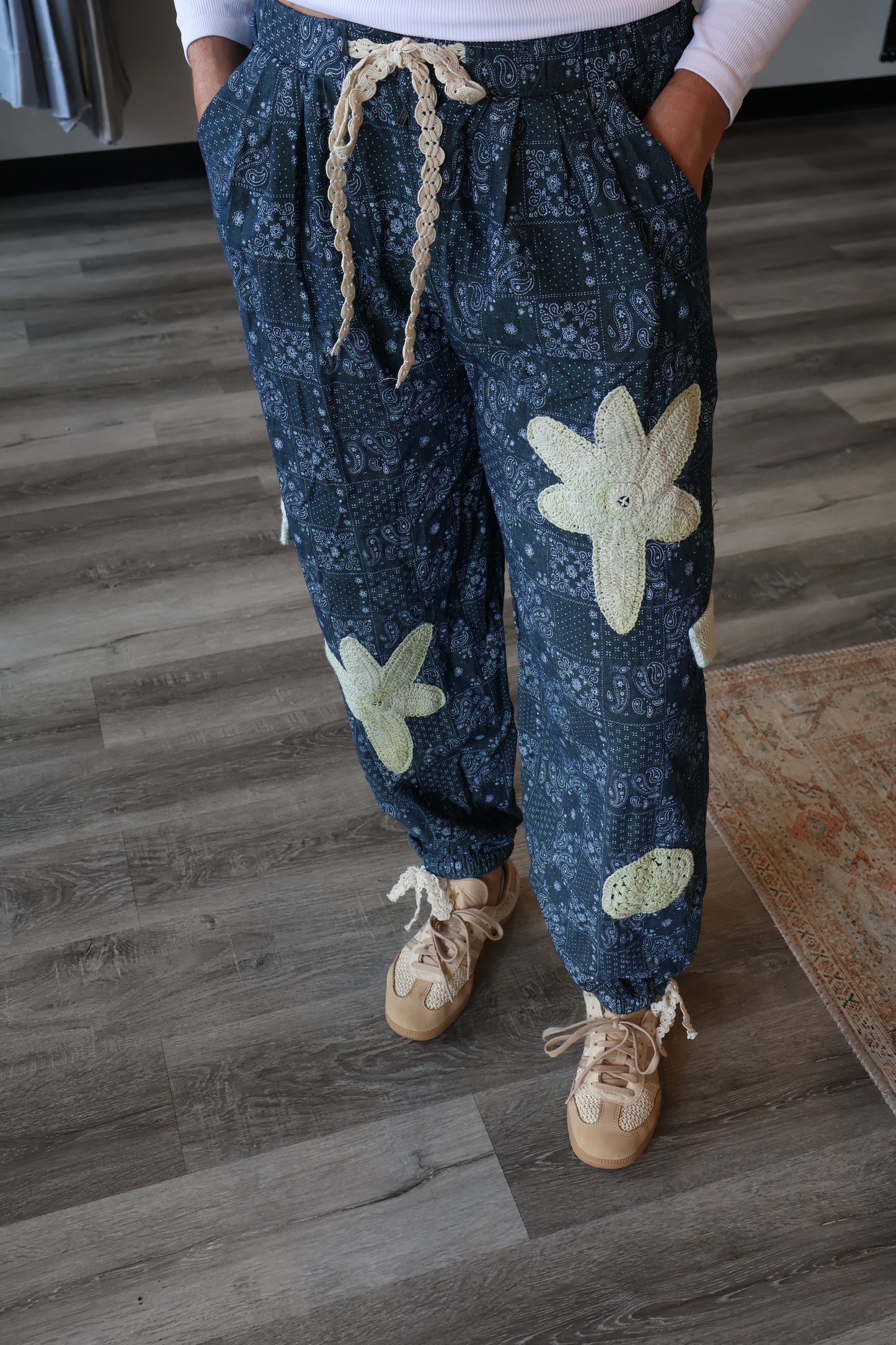 Noa Twill Pleated Pants
