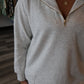 Mac French Terry High Neck Zip Up