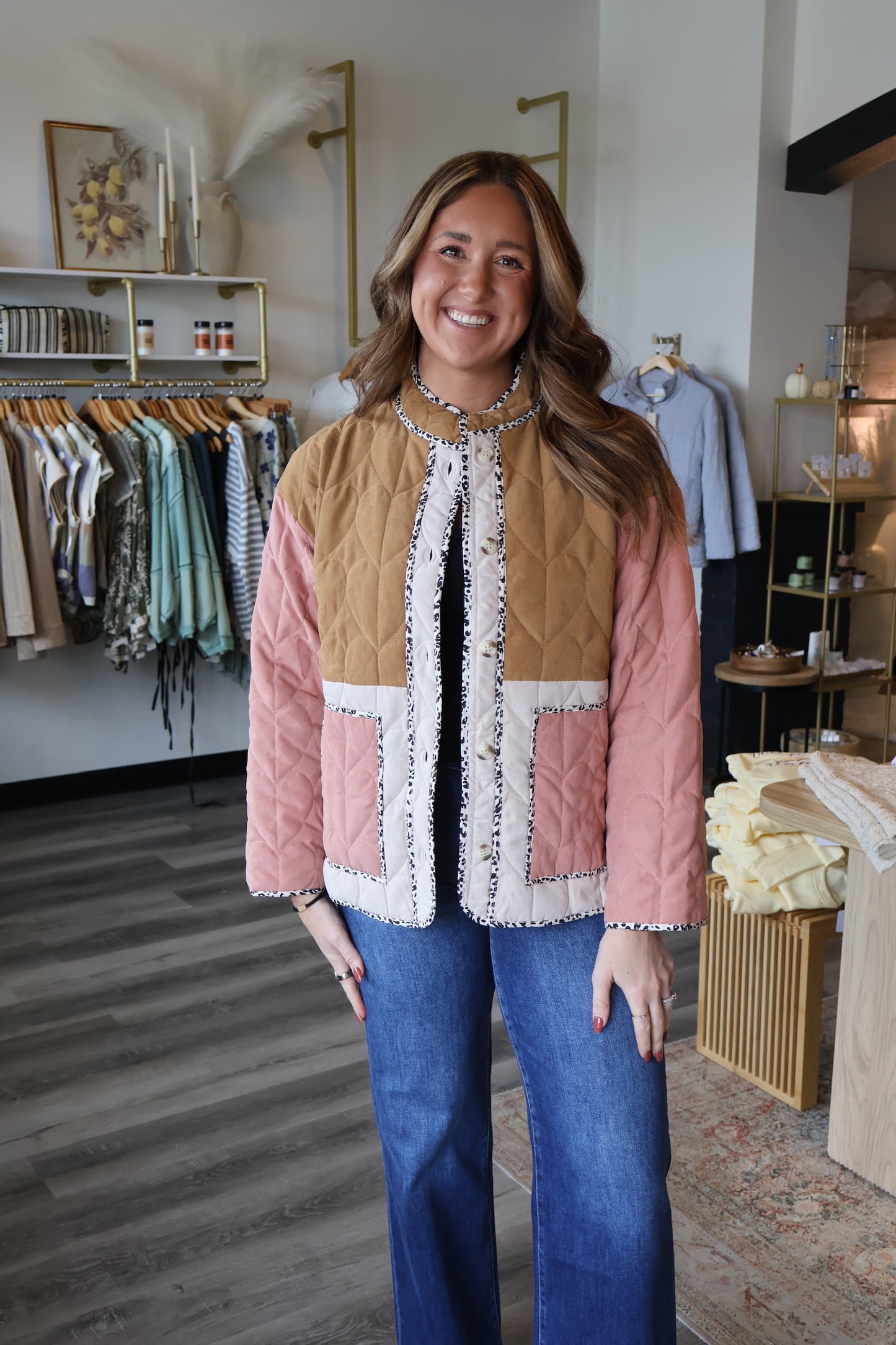 Avery Color Block Jacket