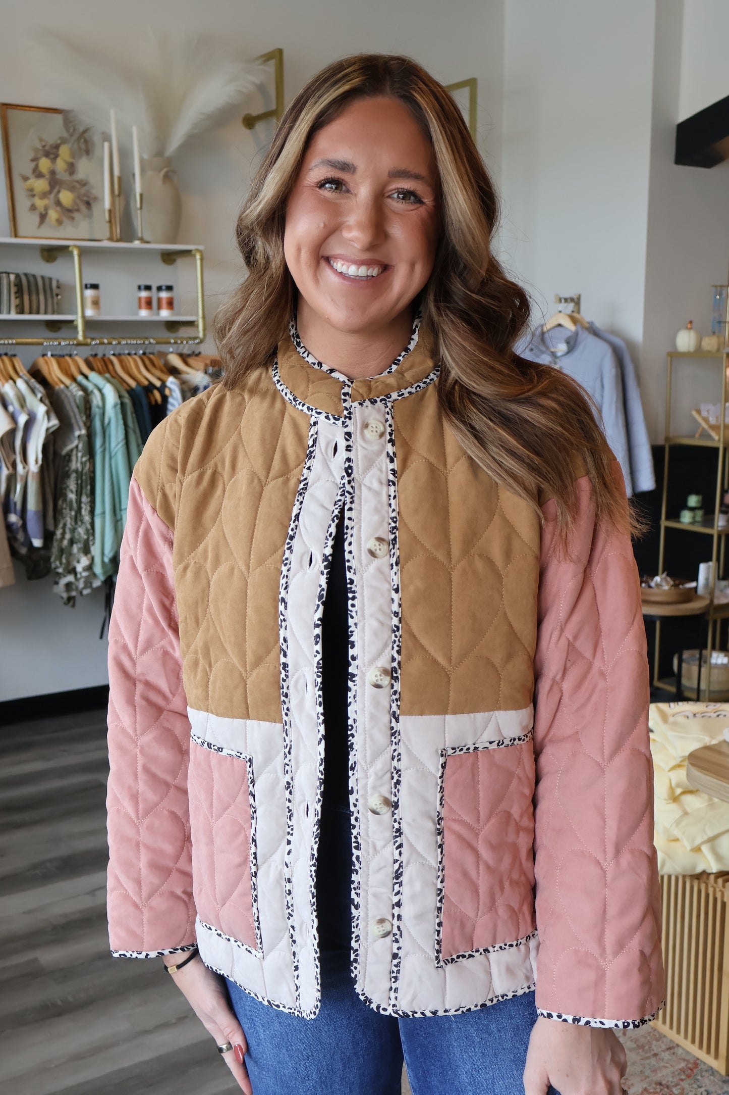 Avery Color Block Jacket