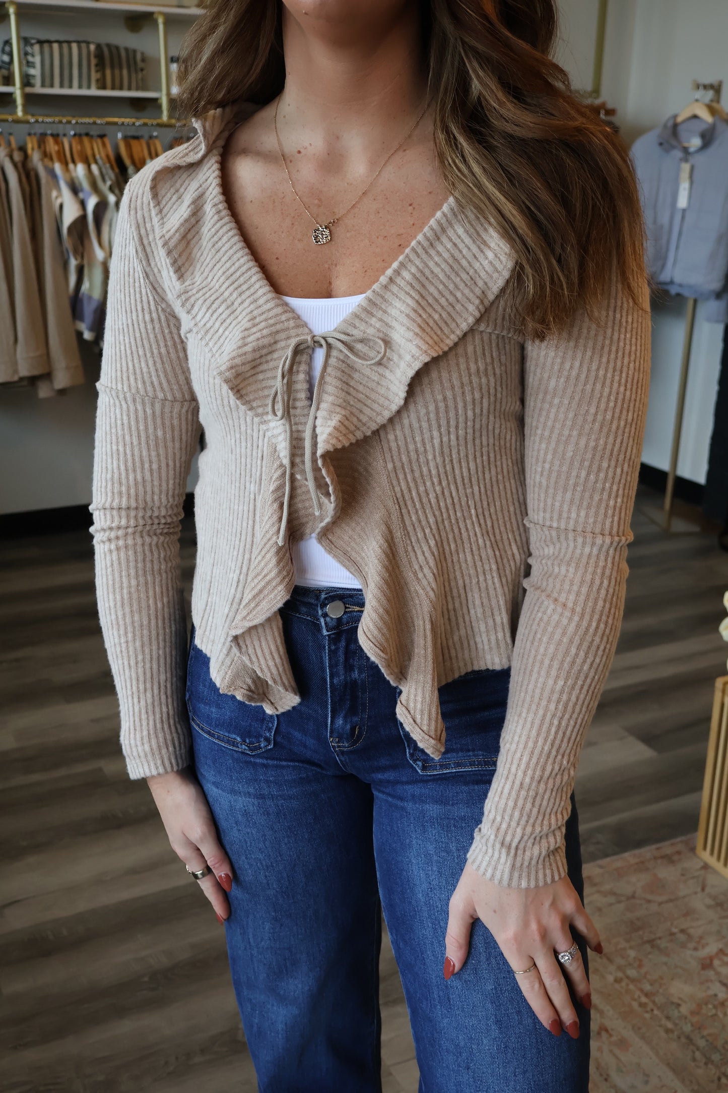 Hattie Ruffle Long Sleeve