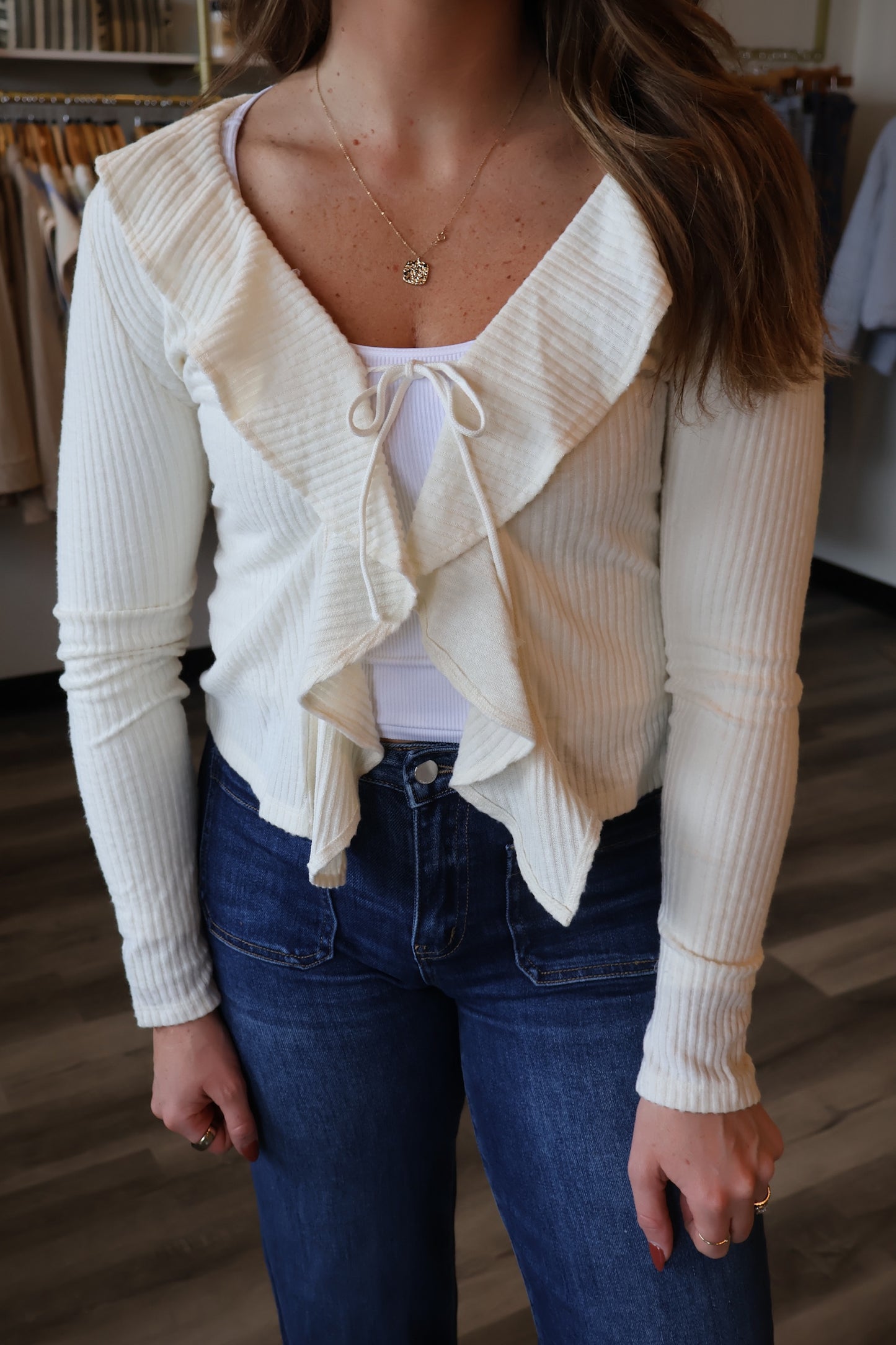 Hattie Ruffle Long Sleeve