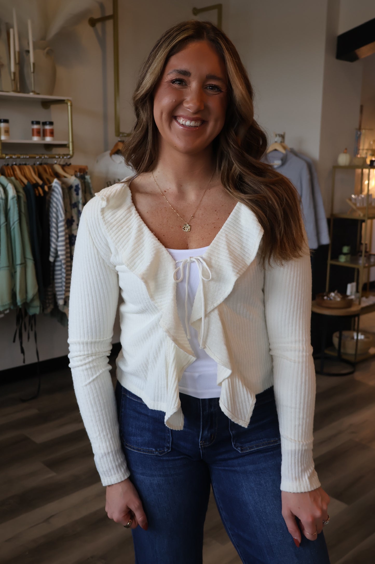 Hattie Ruffle Long Sleeve