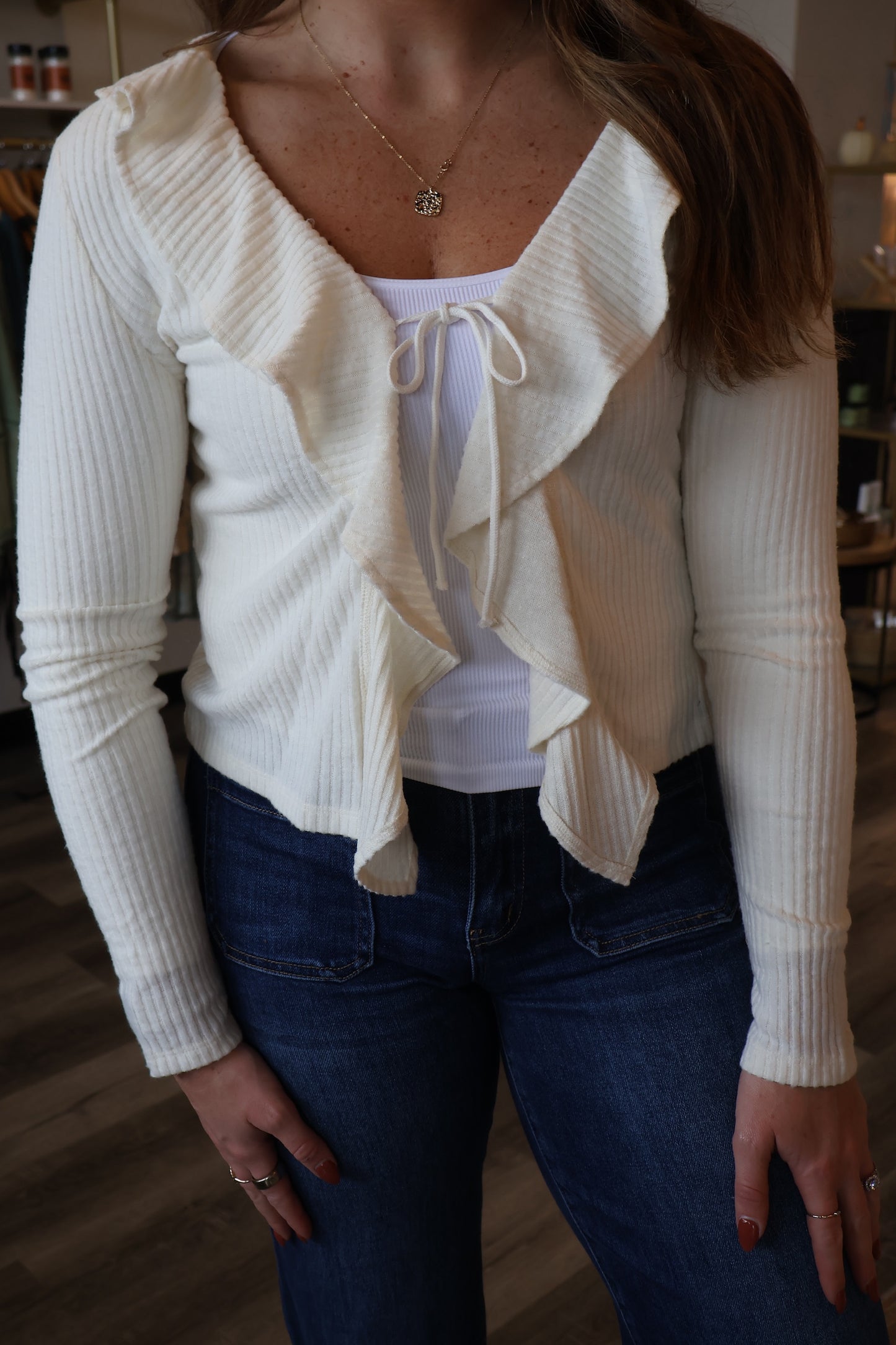 Hattie Ruffle Long Sleeve