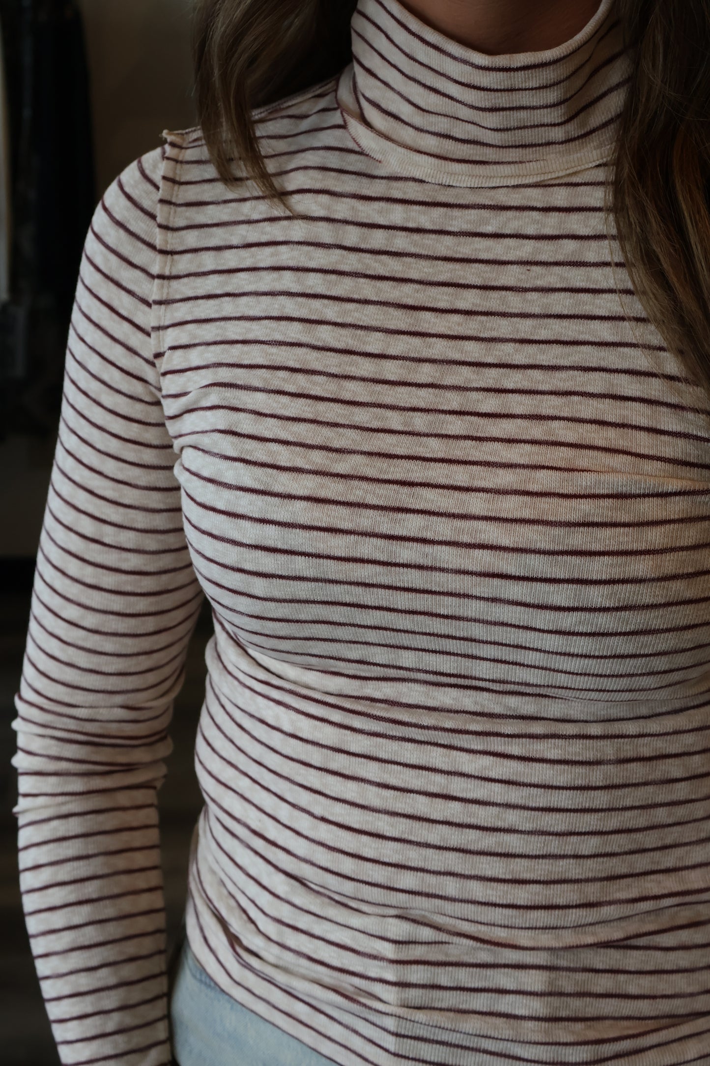 Sienna Stripe Turtle Neck