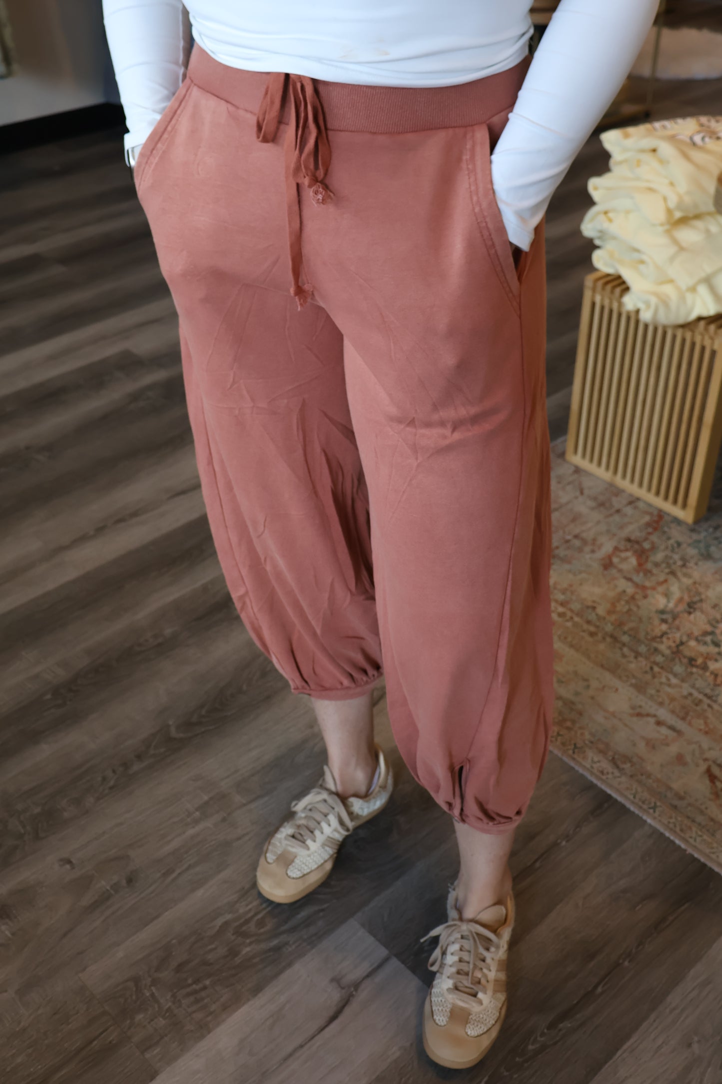 Sienna Capri Bubble Pants