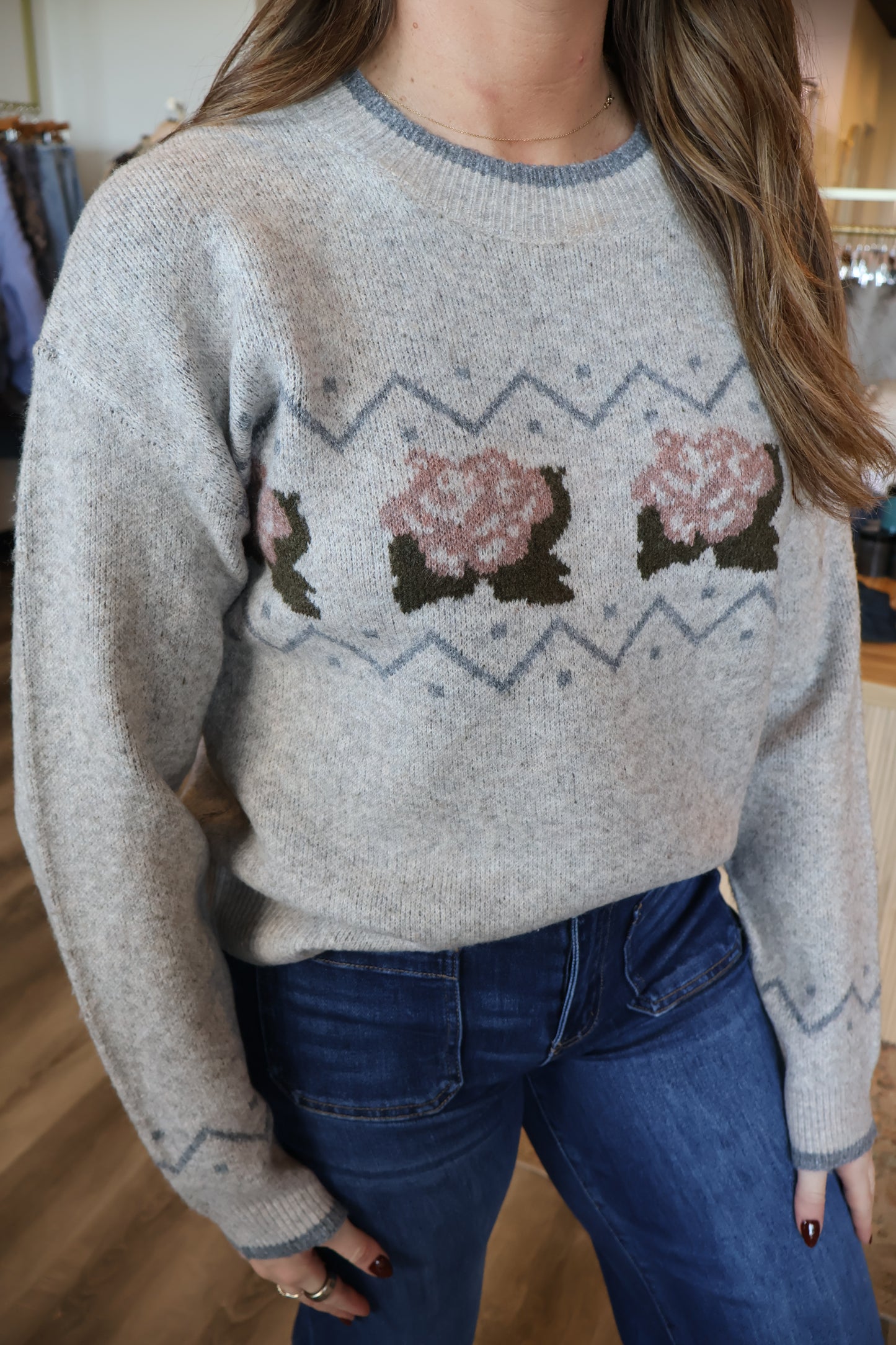 Vintage Rose Sweater
