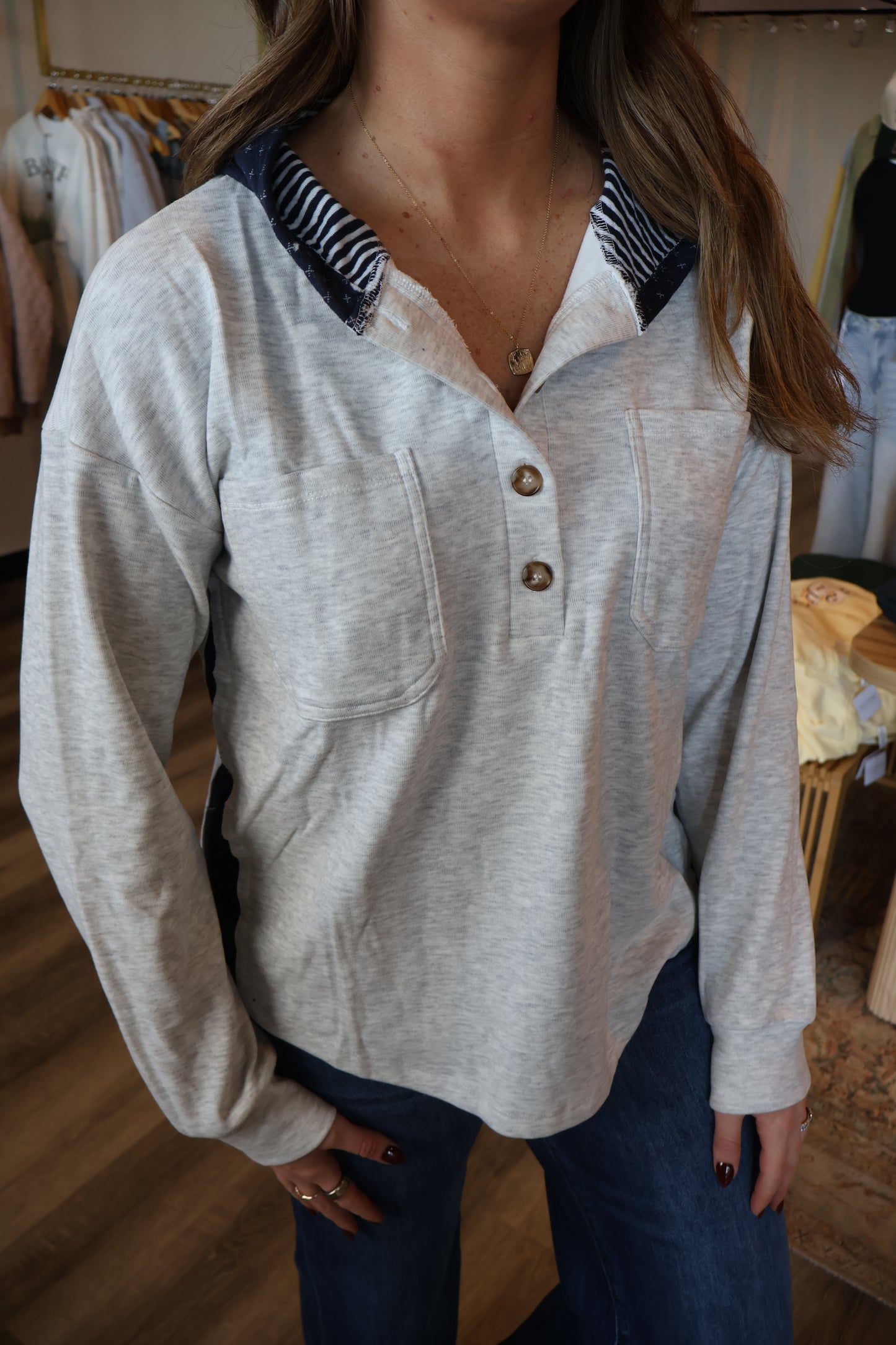 Stormy Jersey Hoodie