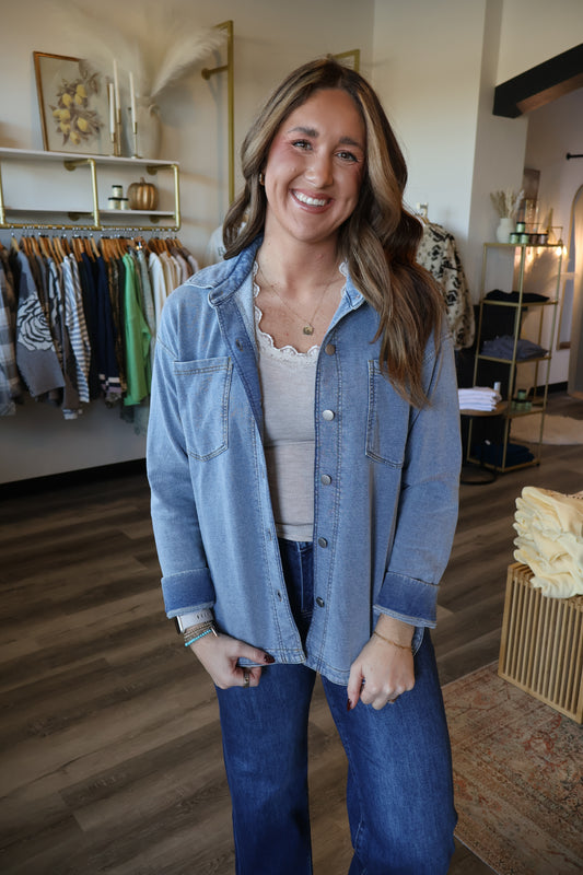 Giddy Up Oversized Shacket