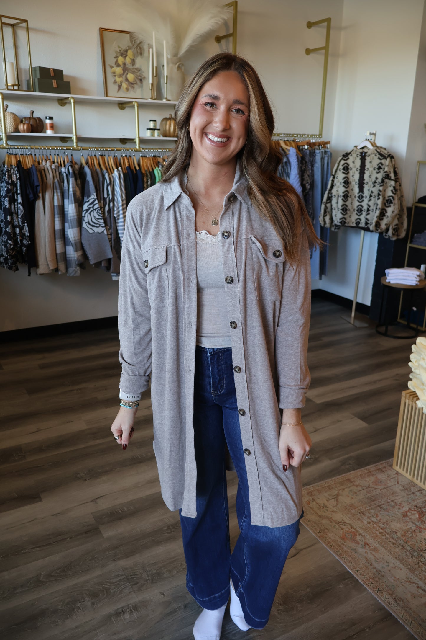 Hope Longline Shacket