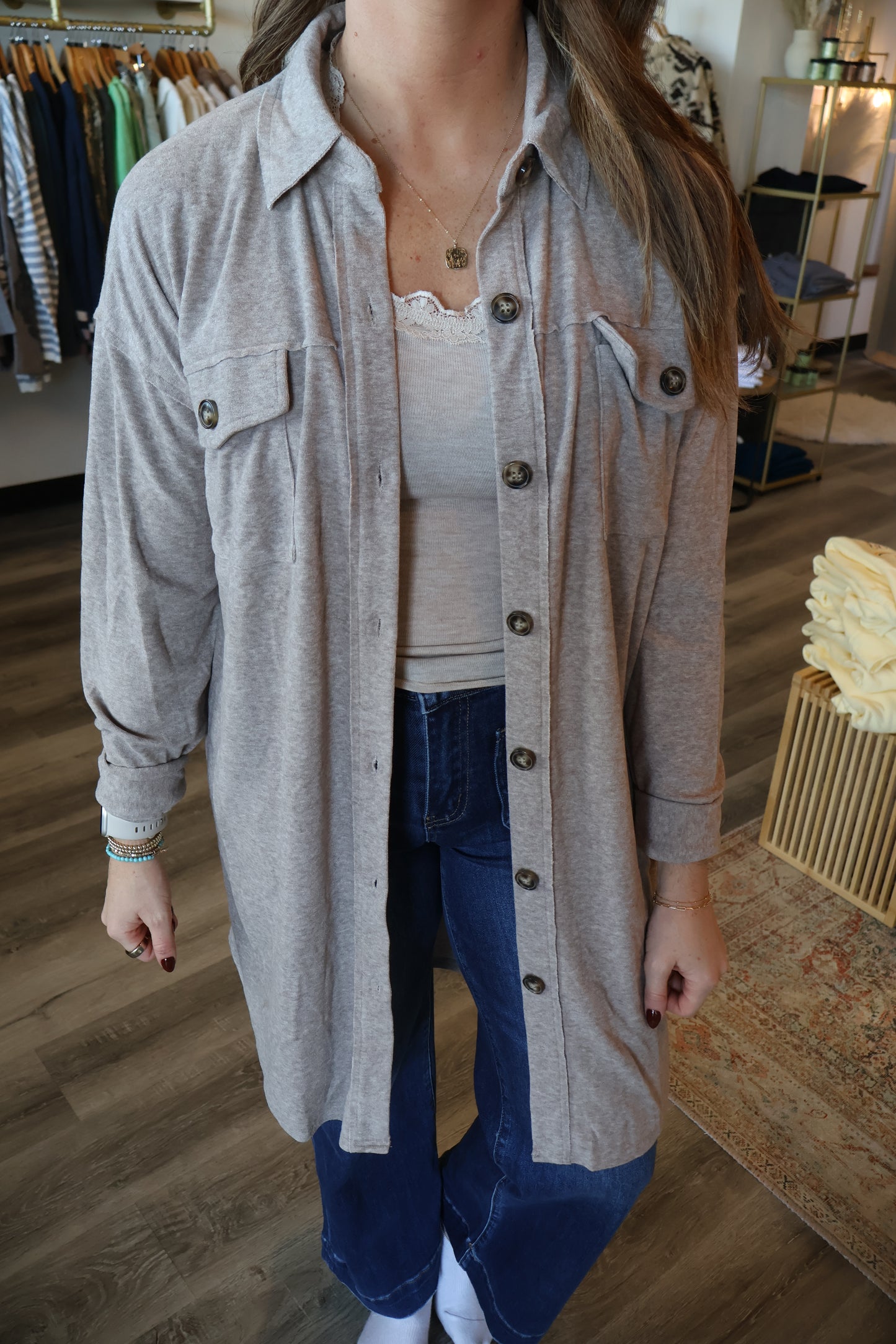 Hope Longline Shacket