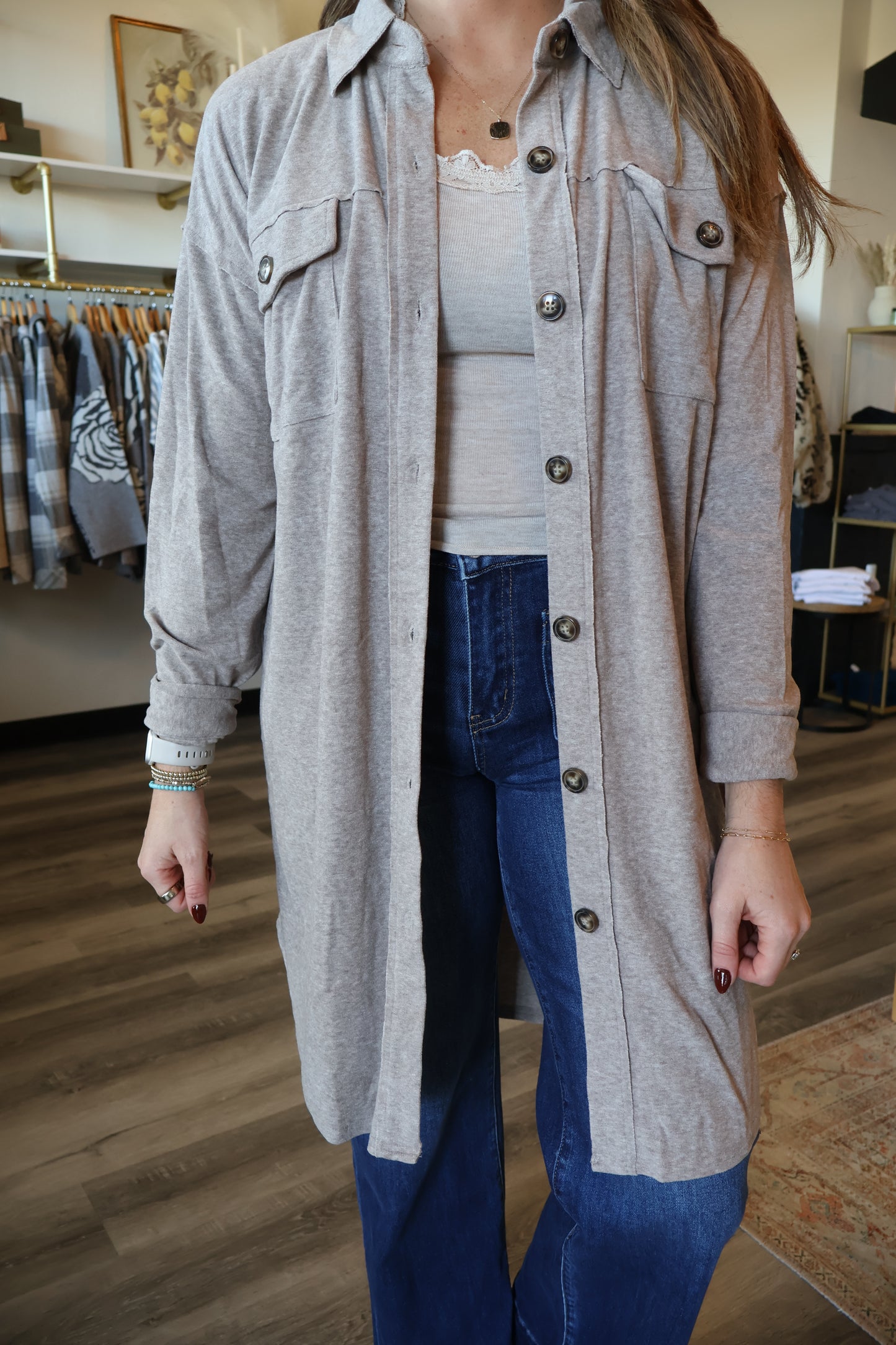 Hope Longline Shacket