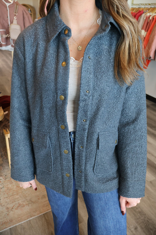 Jodi Snap Button Jacket