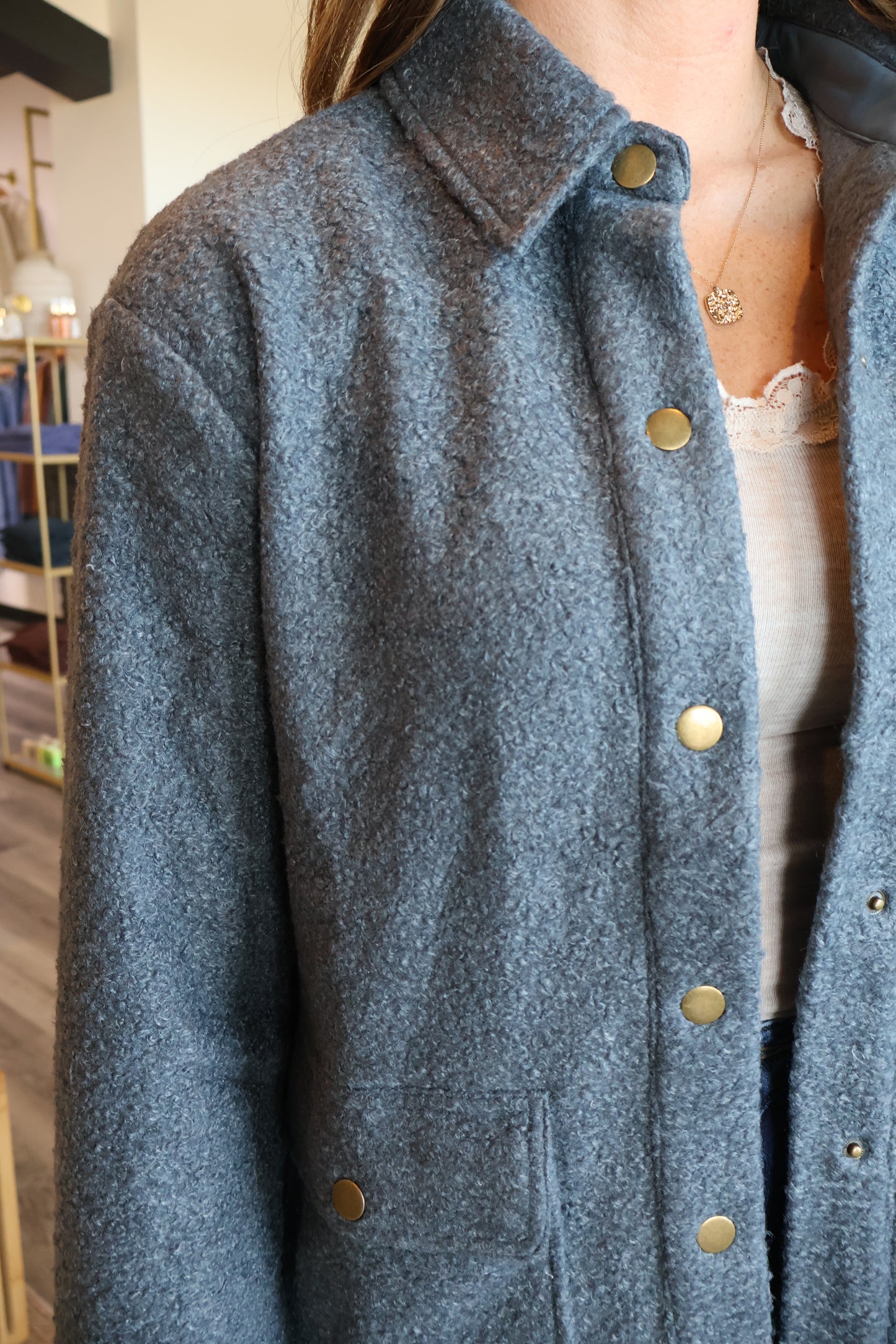 Jodi Snap Button Jacket