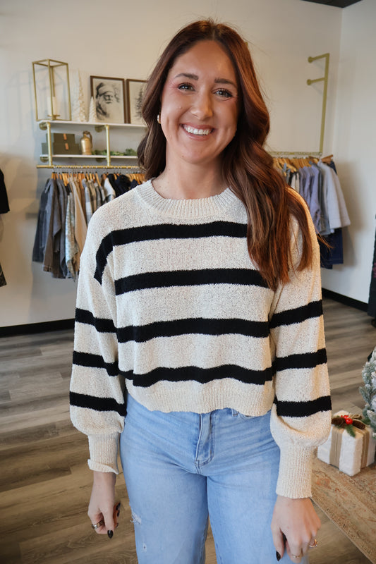 Brandi Striped Sweater