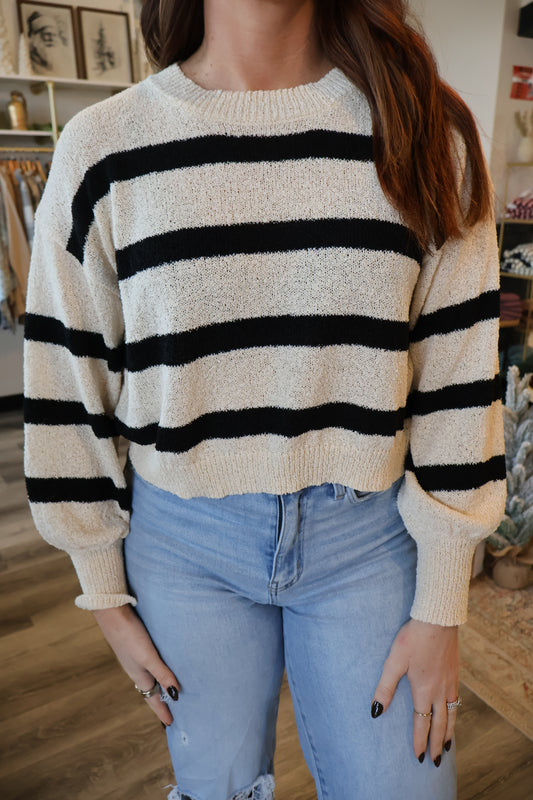 Brandi Striped Sweater