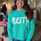 Kelly Green Merry Sweater
