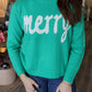 Kelly Green Merry Sweater