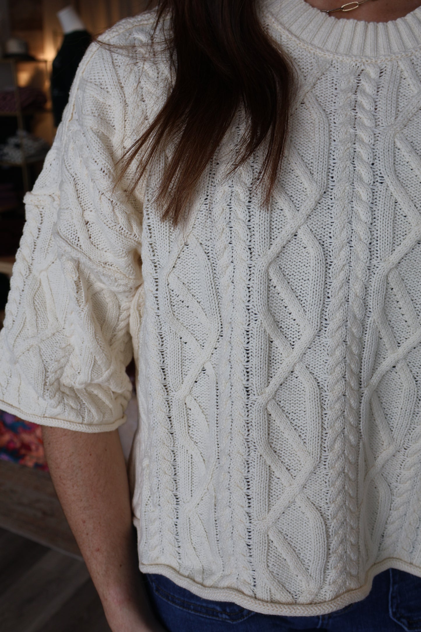 Parker Cable Knit Sweater