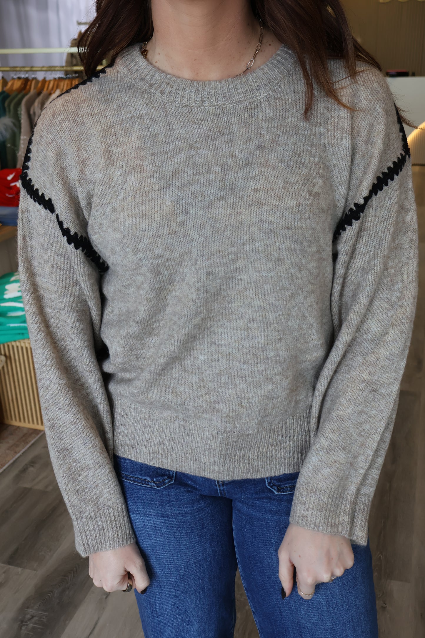 Terry Whipstitch Sweater