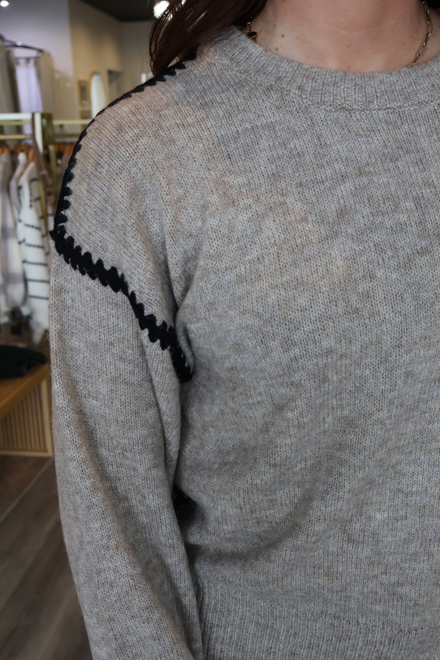 Terry Whipstitch Sweater