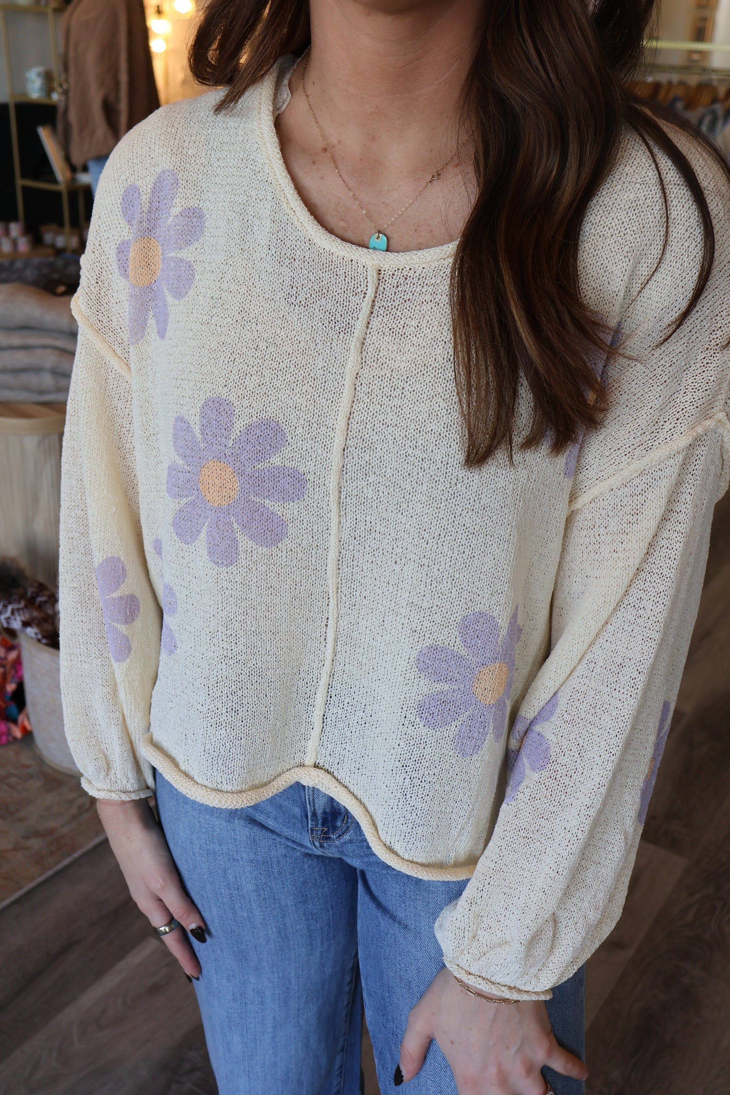 Kristy Floral Sweater