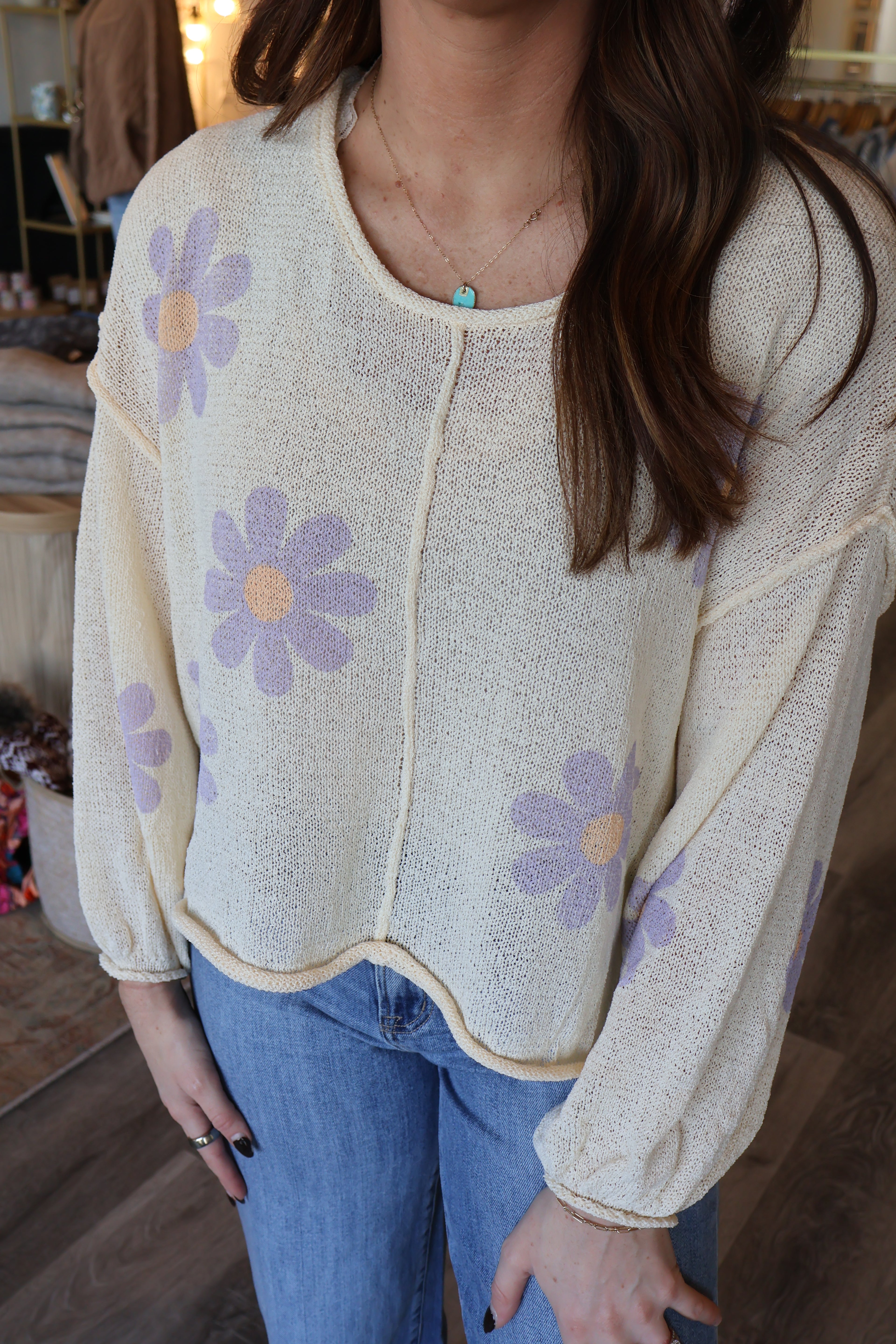 Kristy Floral Sweater
