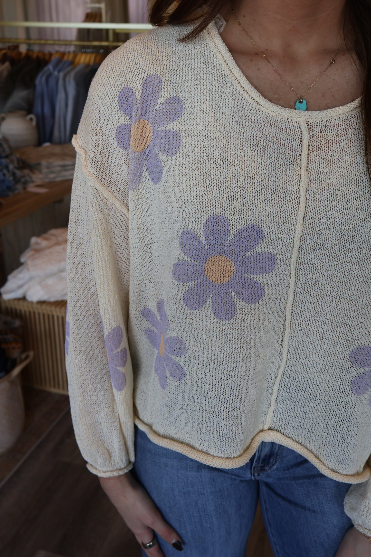 Kristy Floral Sweater