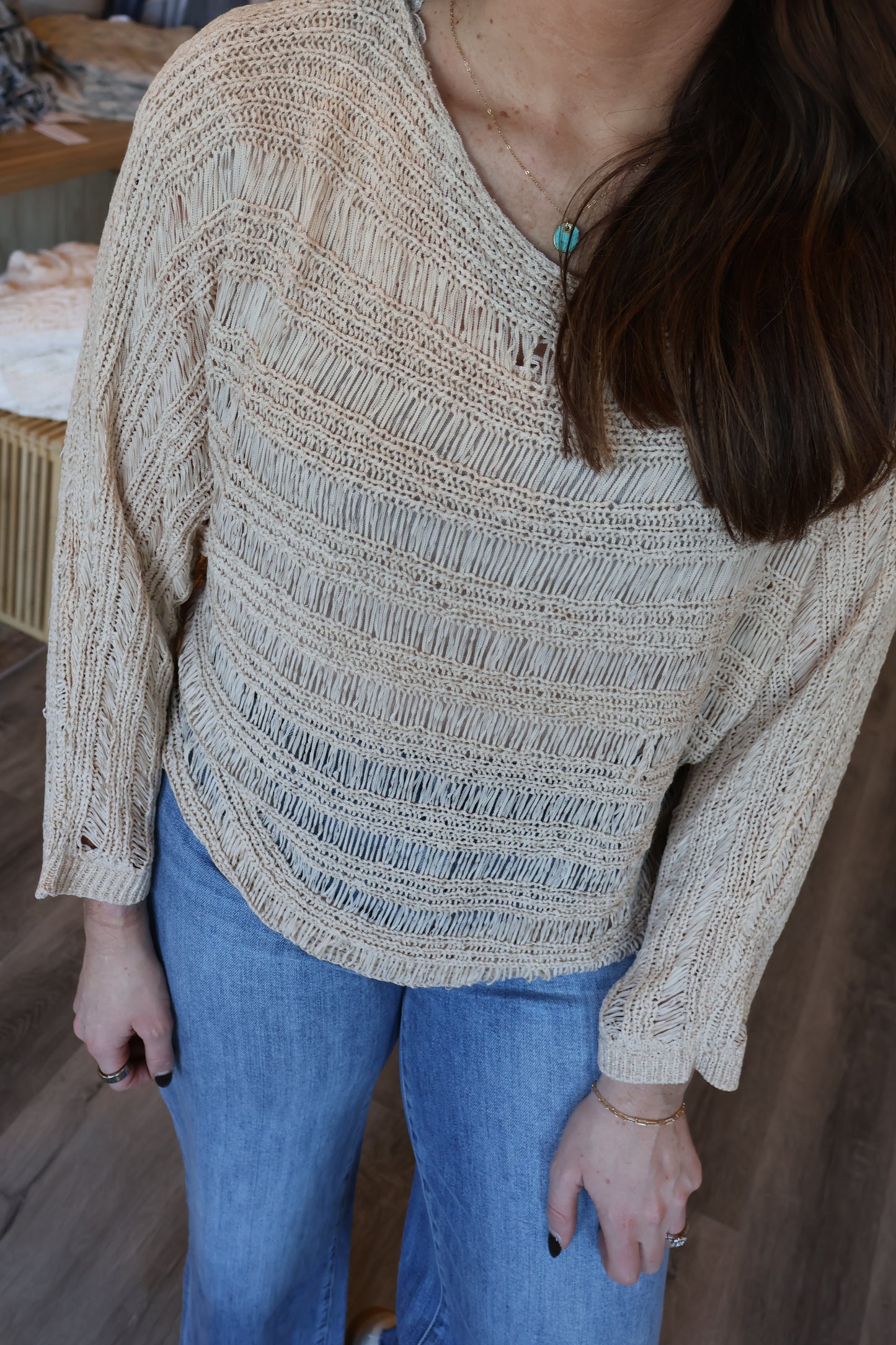 Arlee Open Knit Pullover