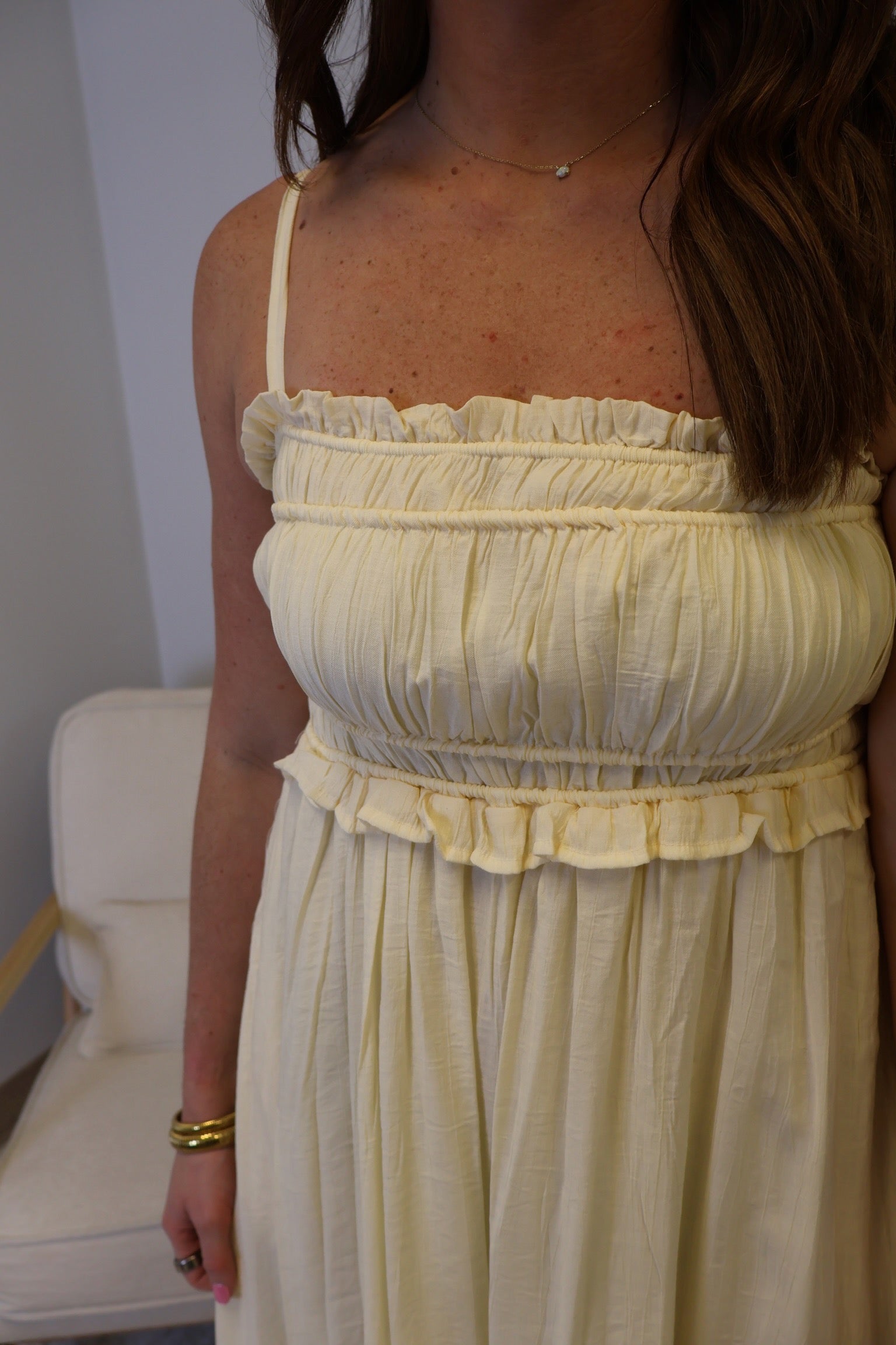 Layla Ruffle Midi Dress