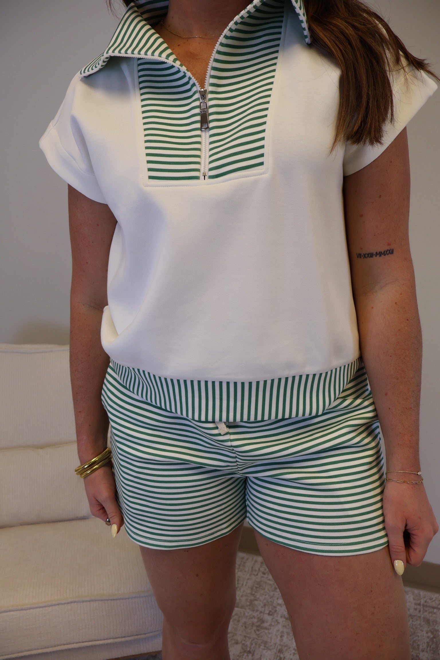 Macie Striped Shorts