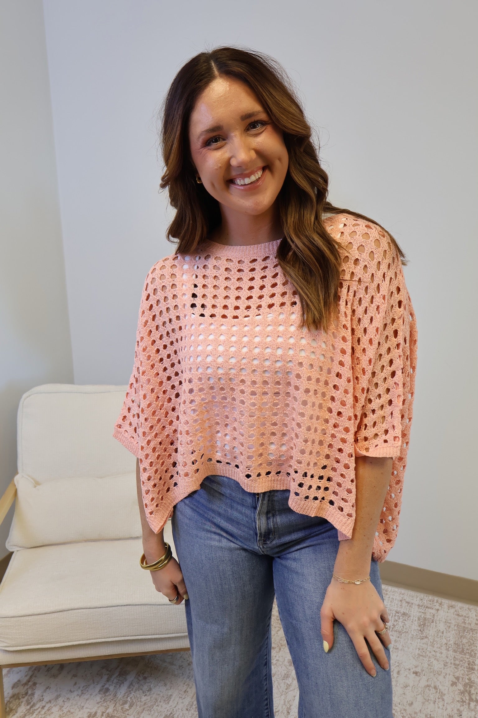 Clara Loose Knit Top