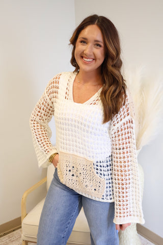 Helena Hooded V-Neck