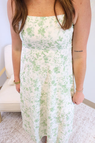 Jenna Watercolor Midi Dress