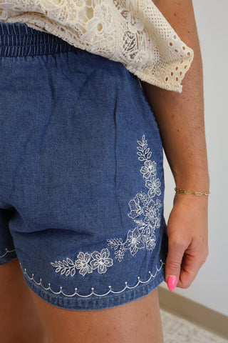 Natalie Enchanted Denim Shorts
