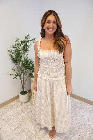 Alyssa Ruffle Midi Dress