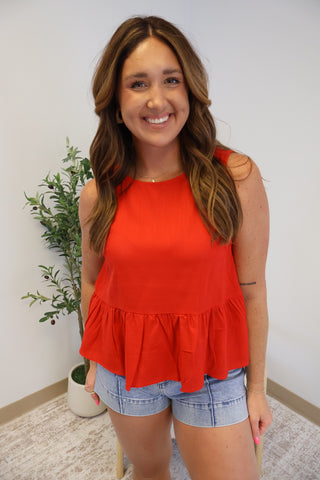 Hayden Peplum Top