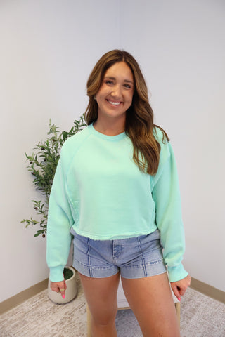 Posie Raw Edge Sweatshirt