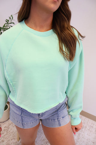 Posie Raw Edge Sweatshirt