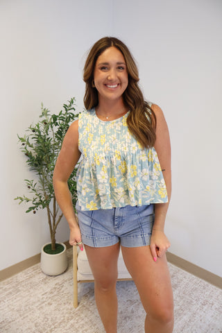 Irene Floral Top