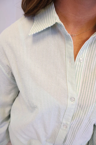 Melissa Striped Button Up