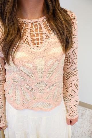 Jody Floral Crochet Top