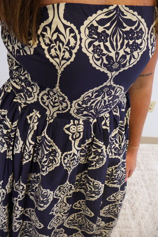 Millie Strapless Midi Dress