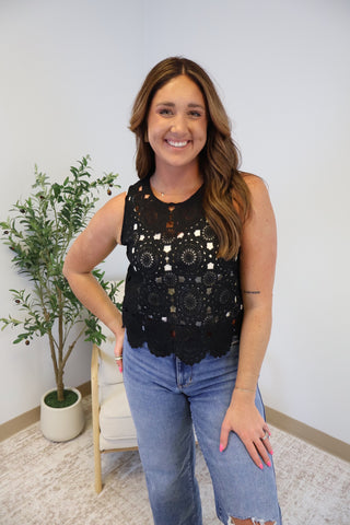Demi Crochet Top