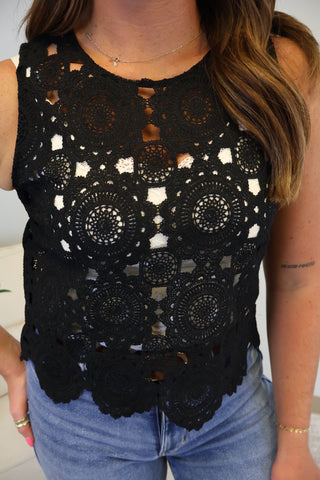 Demi Crochet Top