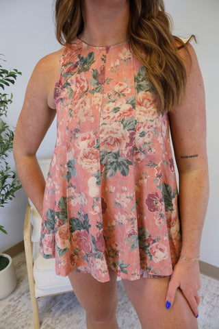 Amber Floral Denim Set