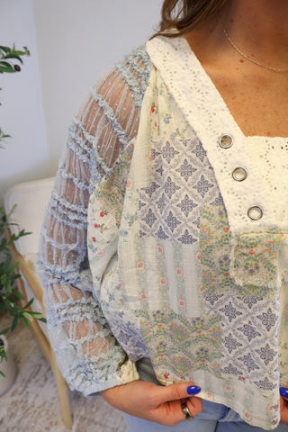 Darlene Balloon Sleeve Top