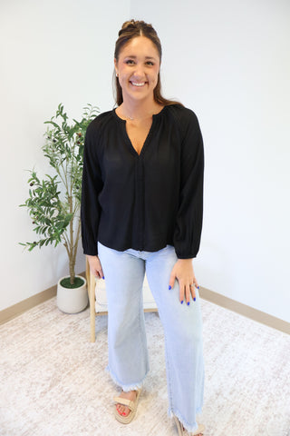 Kaylee Braided Trim Blouse