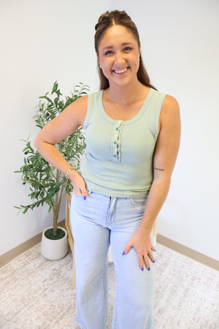 Terry Round Neck Tank