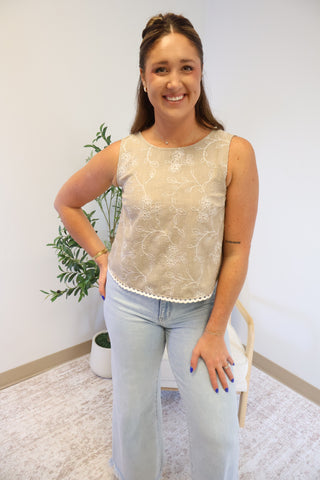 Corina Floral Lace Top